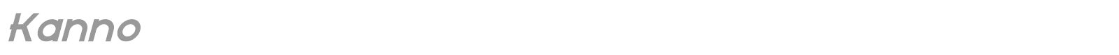 Kanno font preview